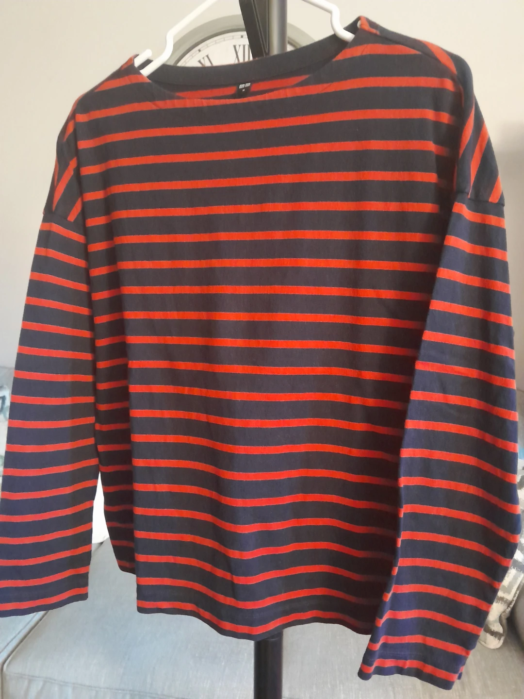 Uniqlo Striped Long-Sleeve Shirt - Medium