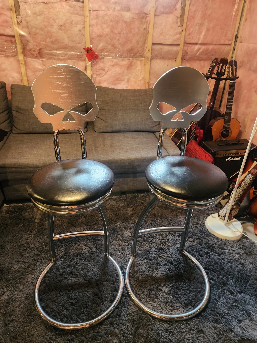 Pub Style Stools & Table Harley Davidson - photo 3