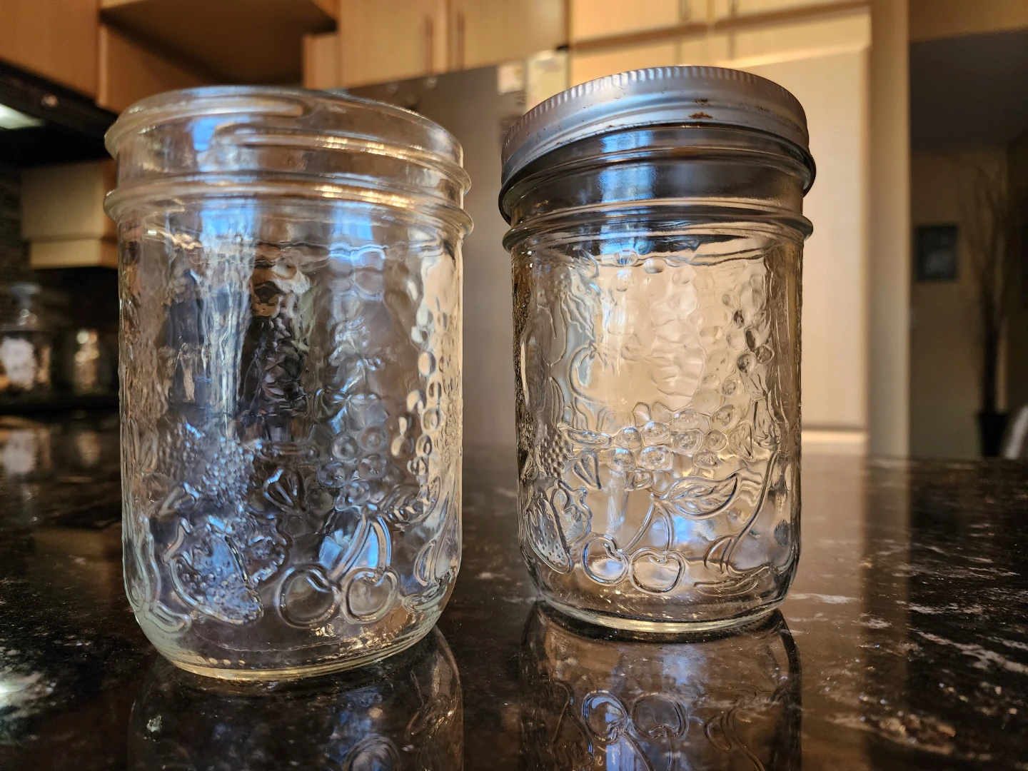 Two Mason Jars