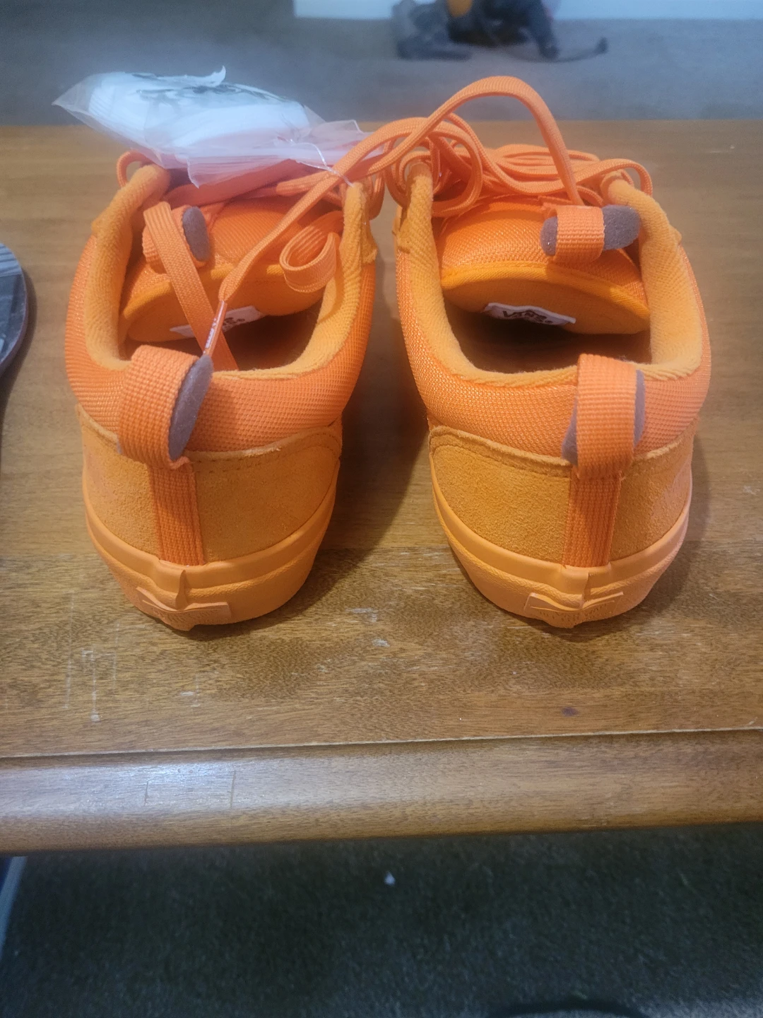 Orange Vans Skateboarding Shoes - photo 4