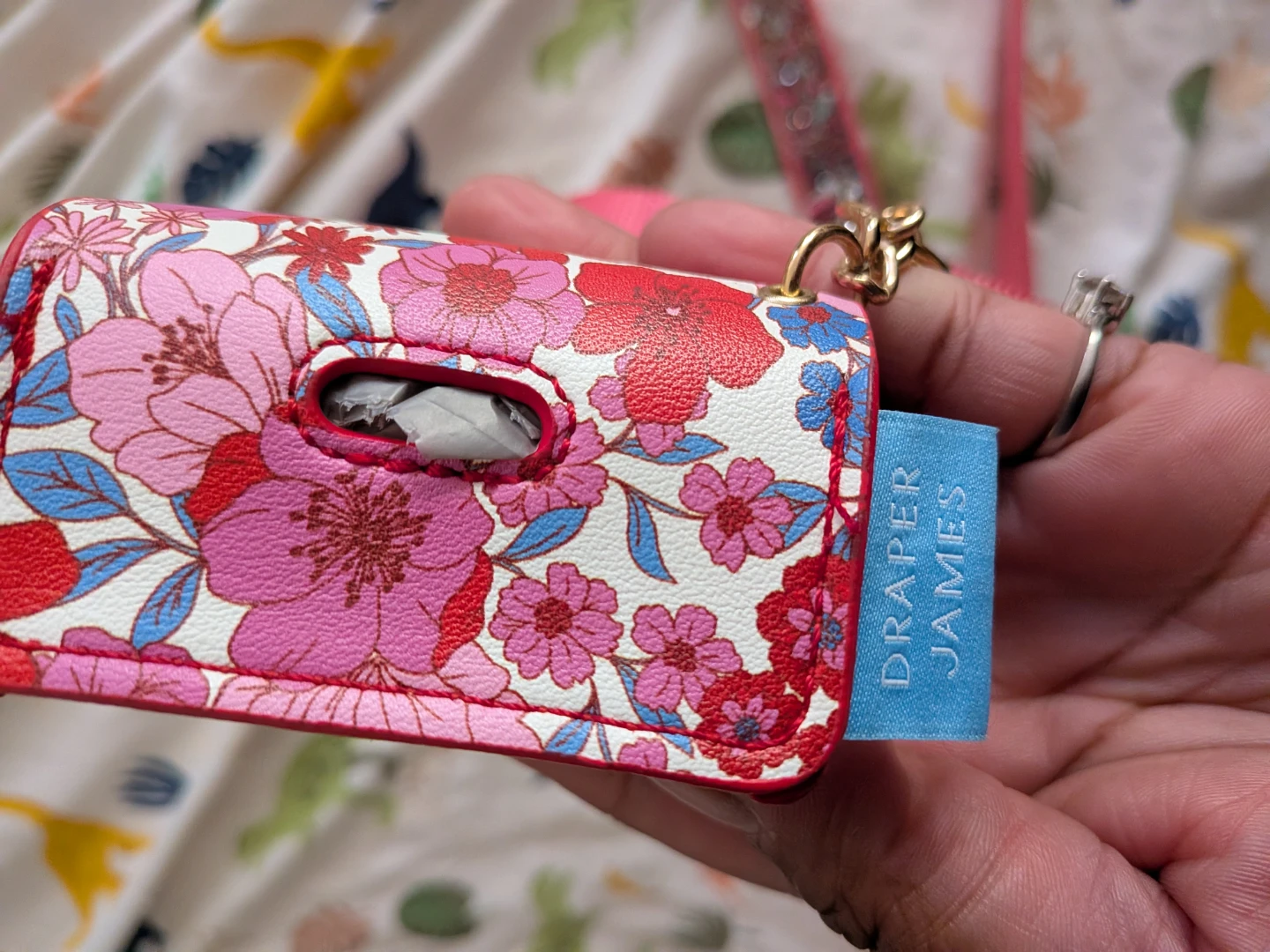 Draper James Floral Dog Leash and Waste Bag Holder - photo 4