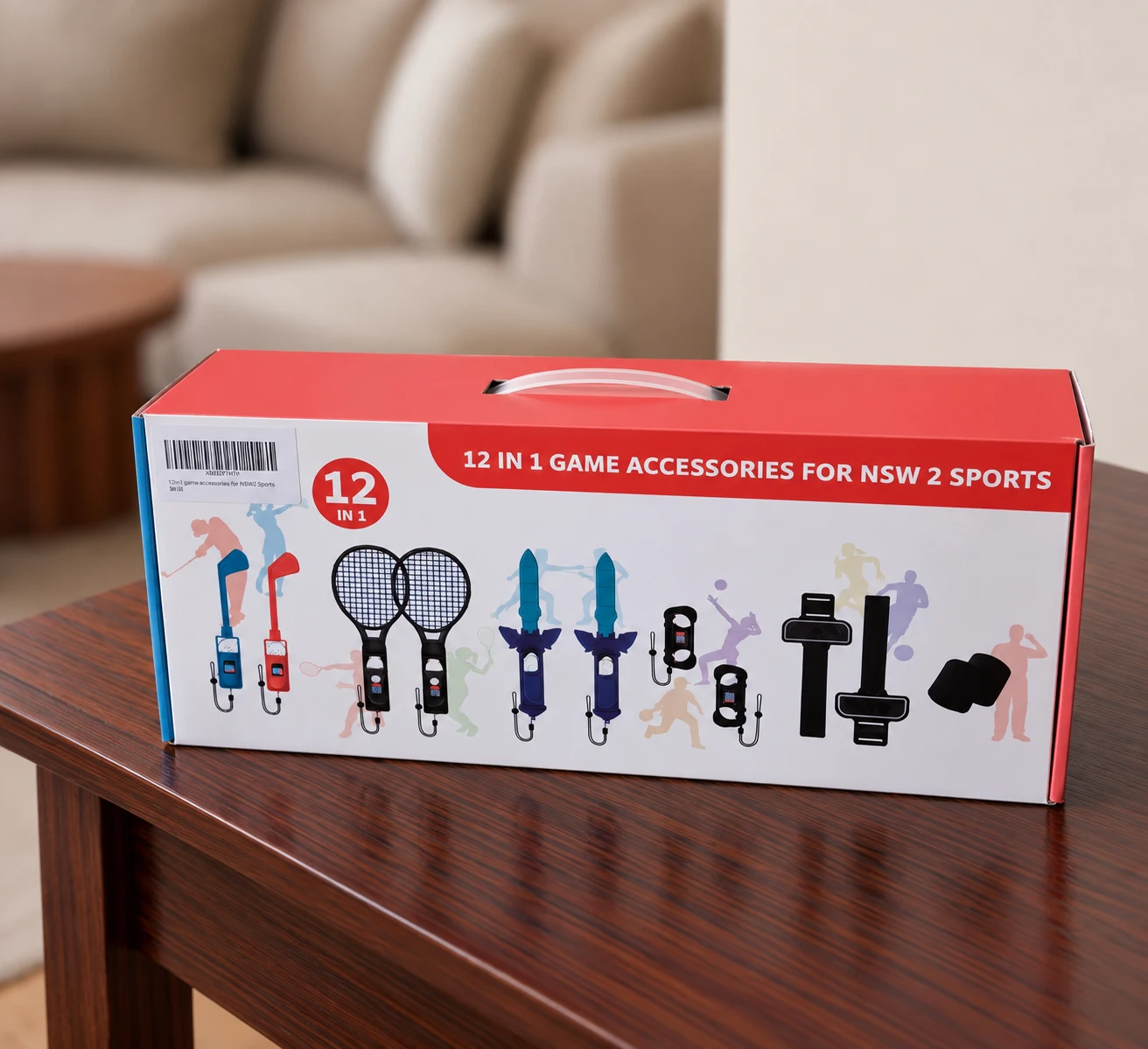 12 in 1 Game Accessories for NSW 2 Sports
