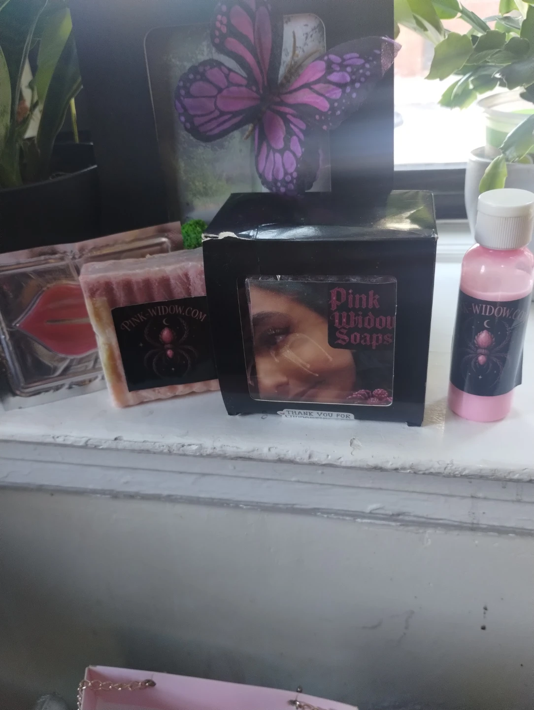 Luxurious soap gift bag . pink widow - photo 2
