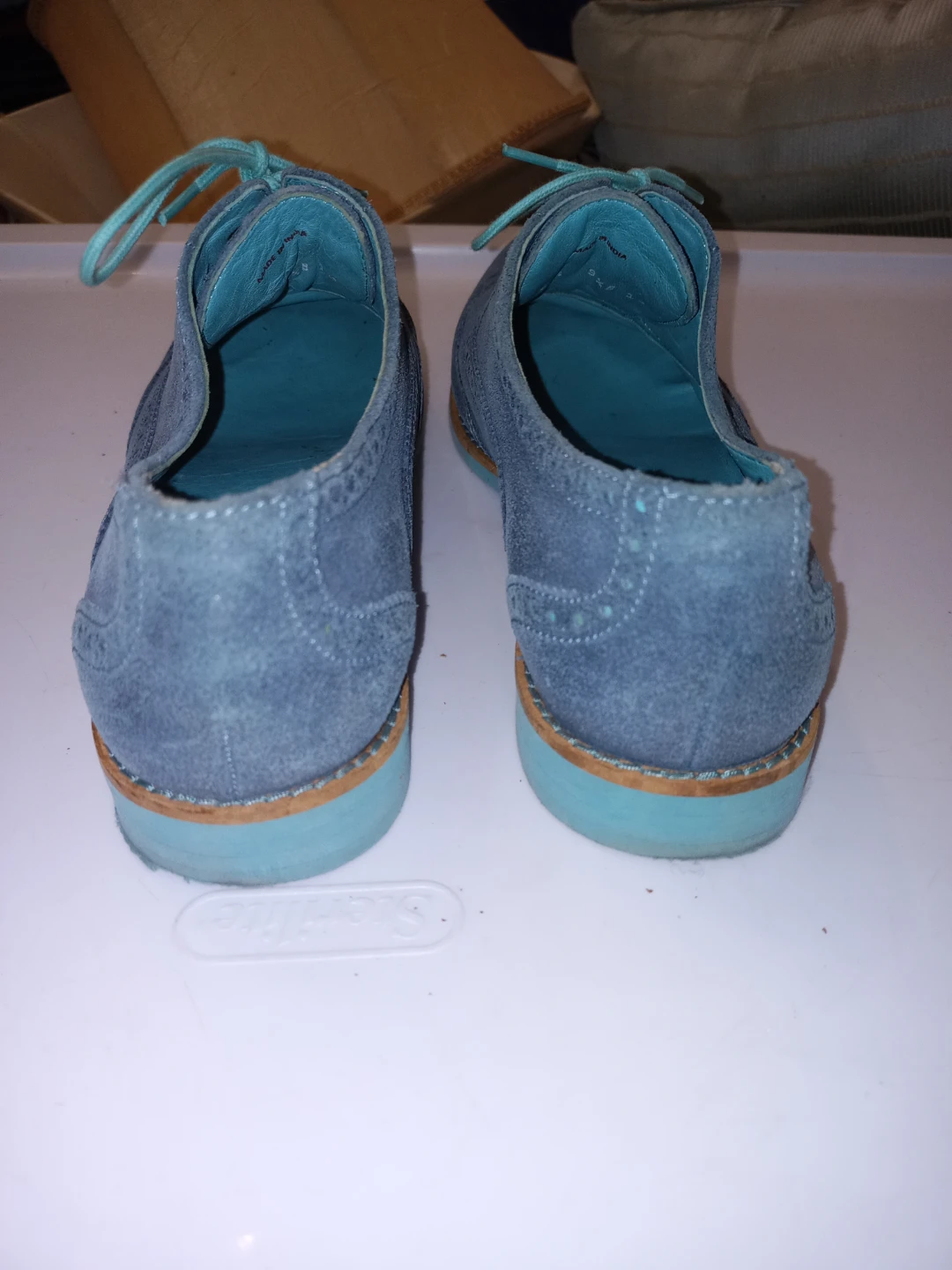 Cole Haan Blue Suede Shoes Men's - Size 9 1/2 - photo 3
