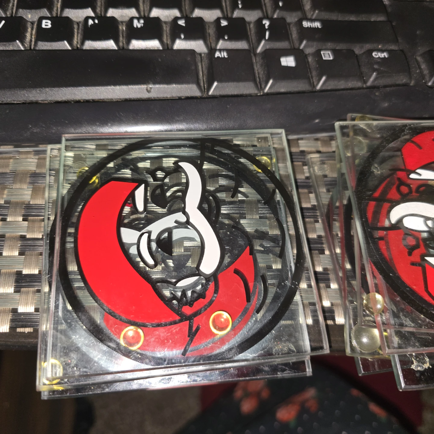 Ottawa Senators Glass Coasters 8 pieces