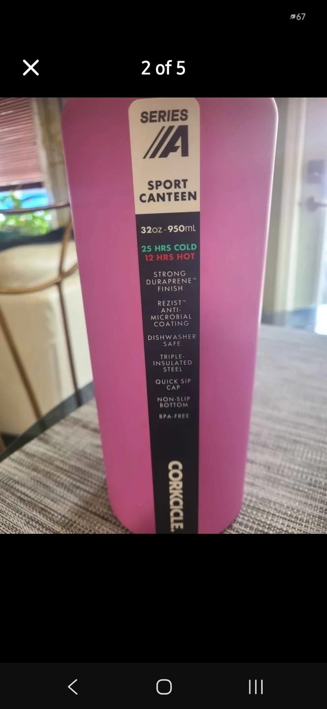 Corkcicle Series A Sport Canteen 32oz Fuscia - photo 2