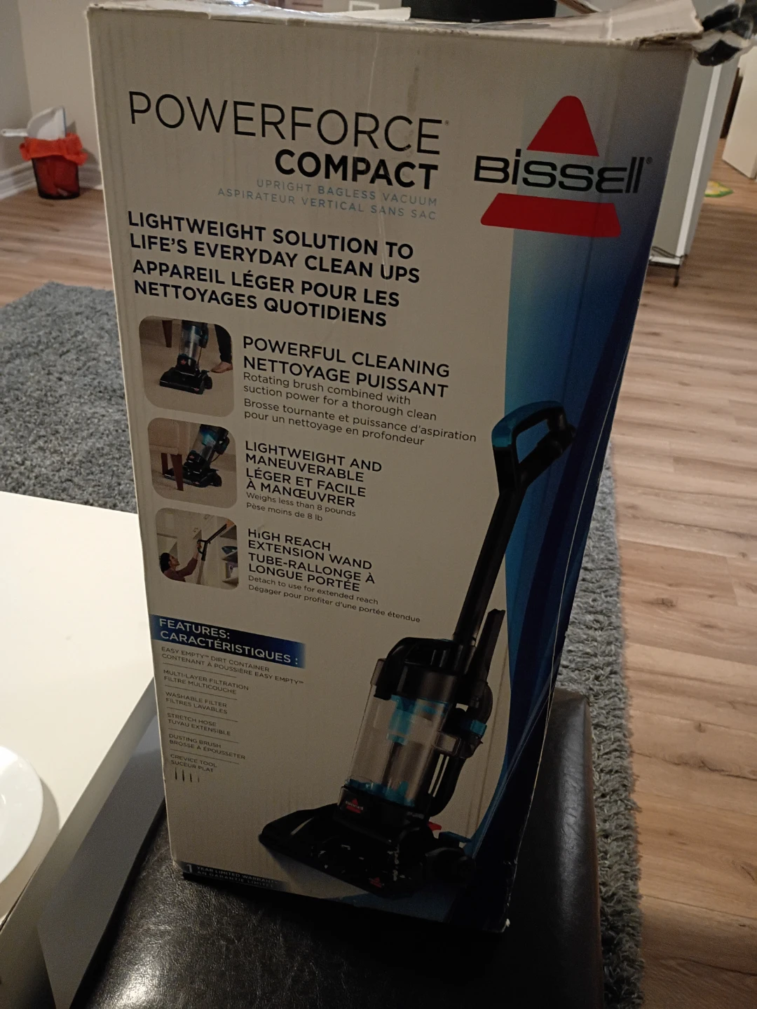 Bissell Powerforce Compact Upright Bagless Vacuum - photo 2