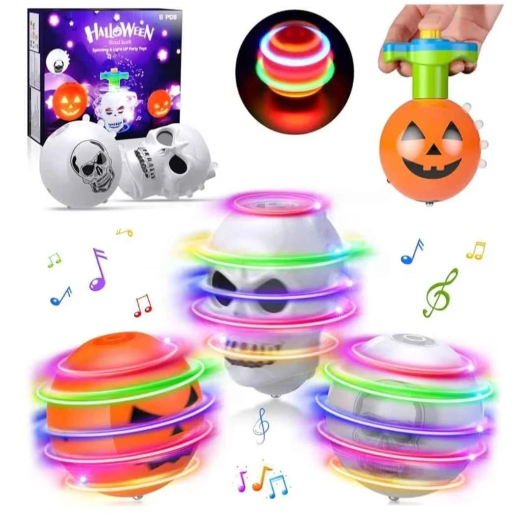 Halloween Spinning and Light Up Party Toys, 6 Pcs - photo 5