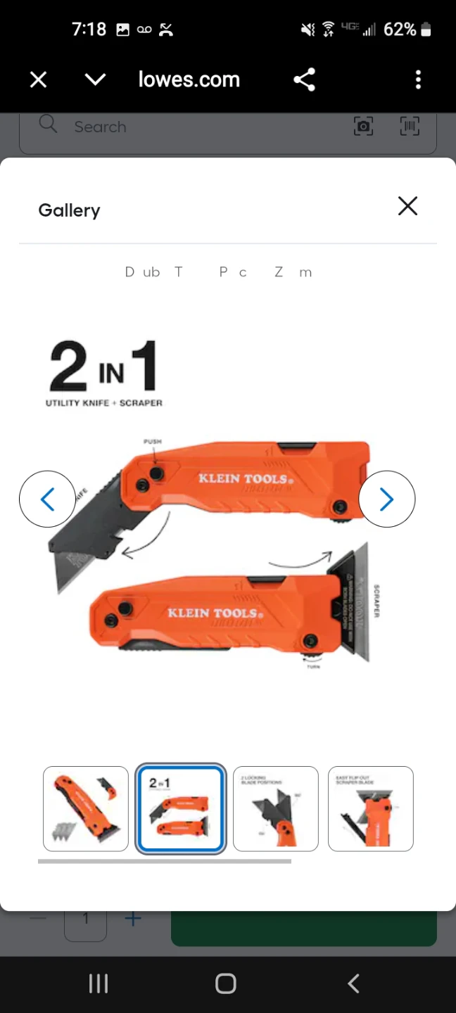 KLEIN TOOLS 2 IN 1 FLICKBLADE - photo 2