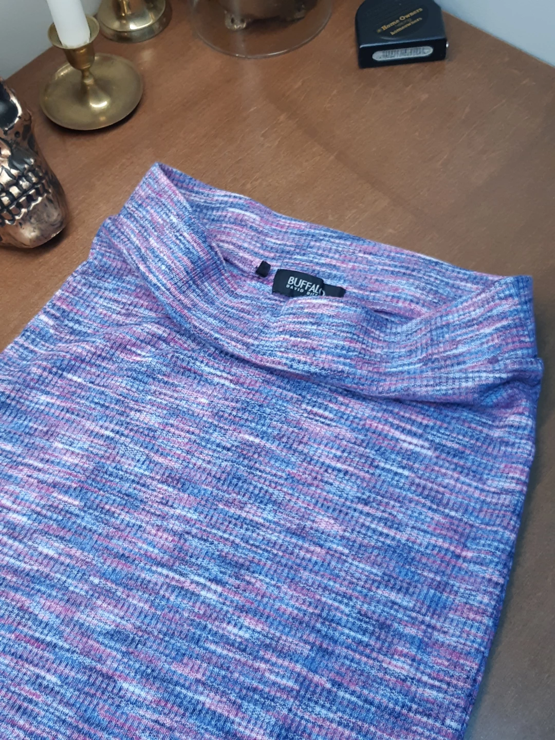 Buffalo David Bitton Purple Midland Knit Pencil Midi Skirt - photo 2