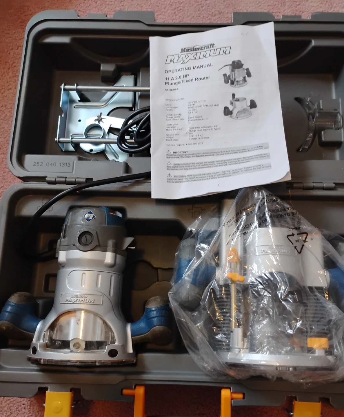 Mastercraft Maximum Plunge/Fixed Router - photo 5
