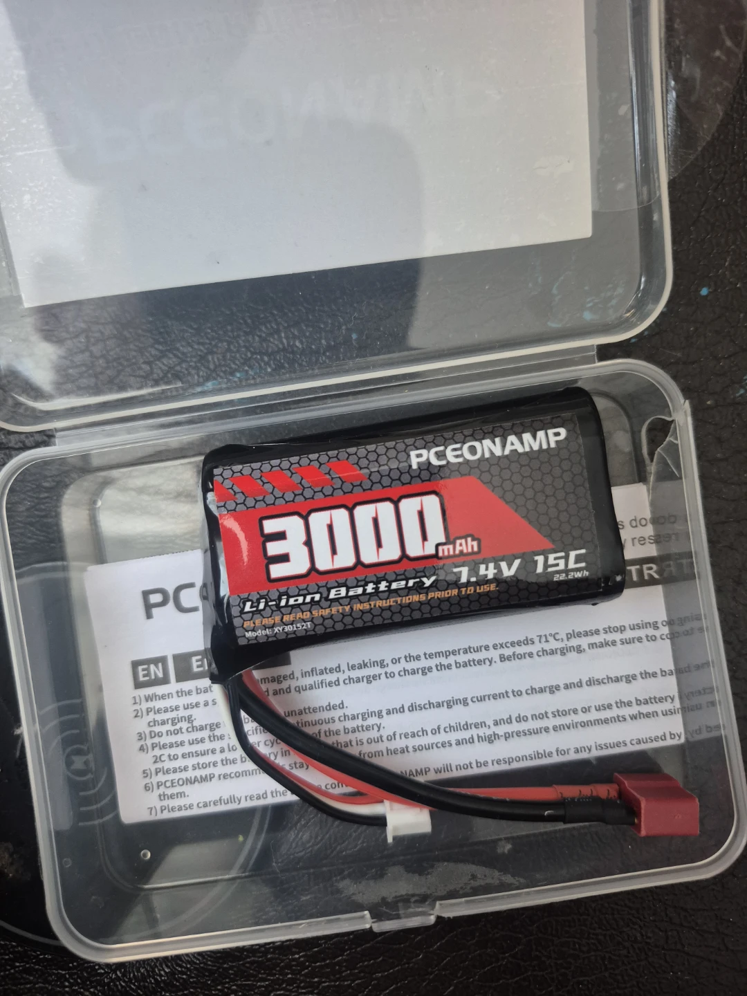 PCEONAMP 7.4V 3000mAh Li-ion Battery