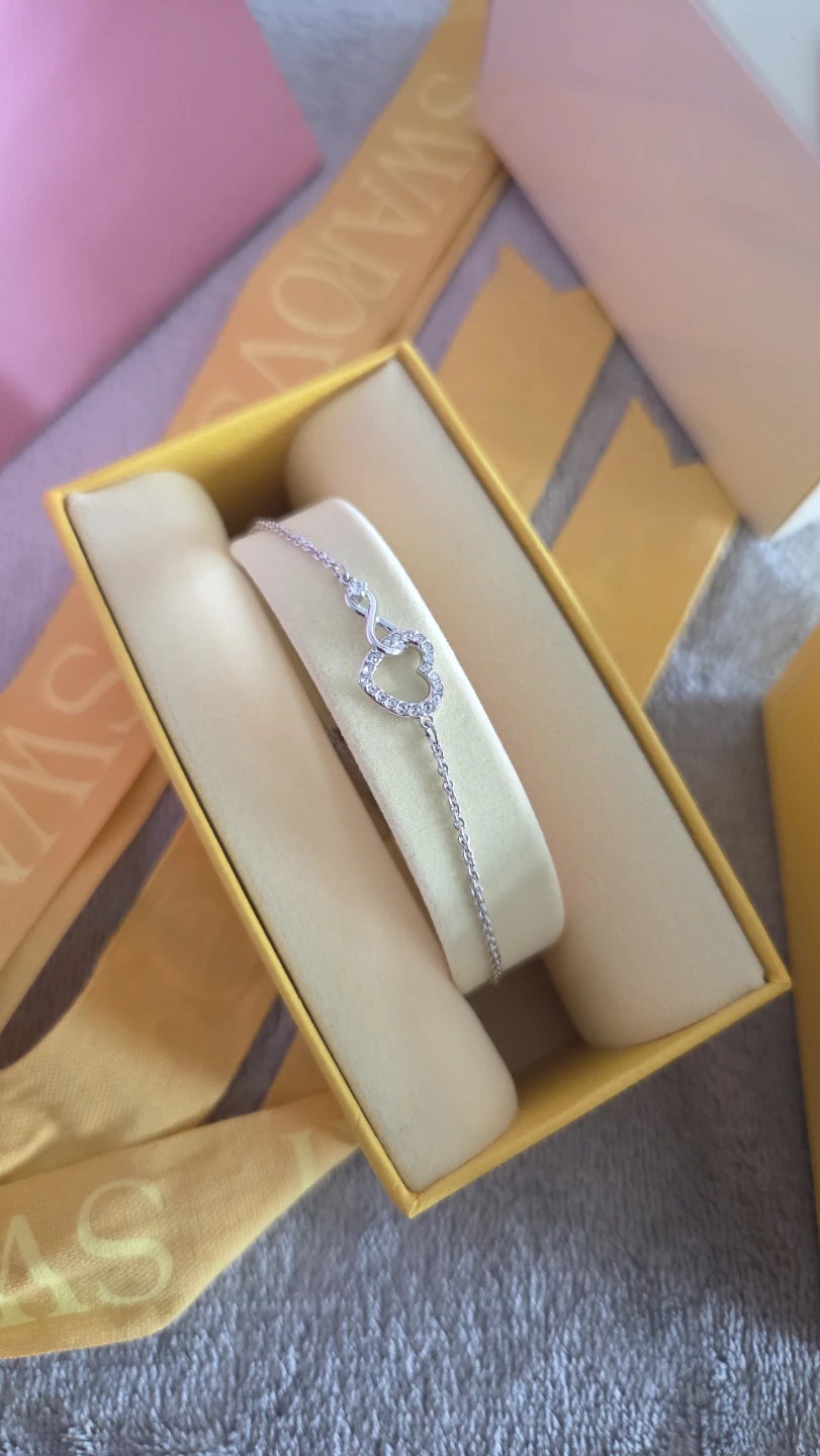 Swarovski Hyperbola Infinity and Heart Bracelet - photo 4