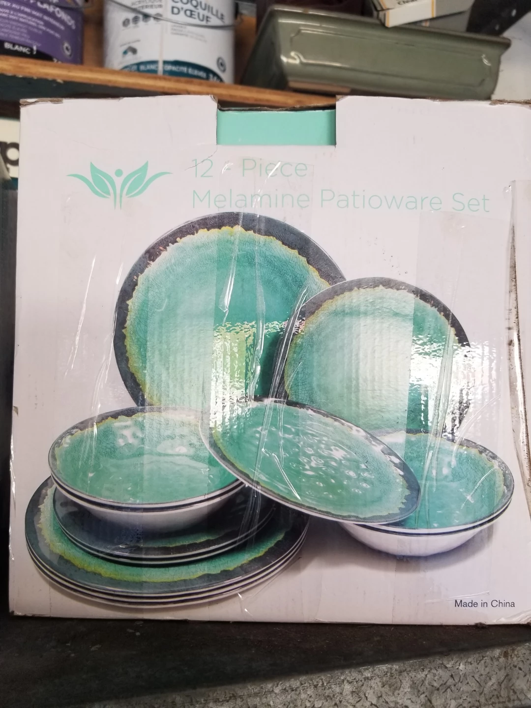 12-Piece Melamine Patioware Set