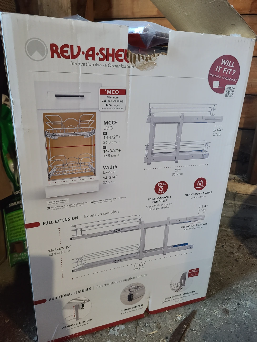 2 x Rev-A-Shelf Two-Tier Pullout Organizer - photo 3
