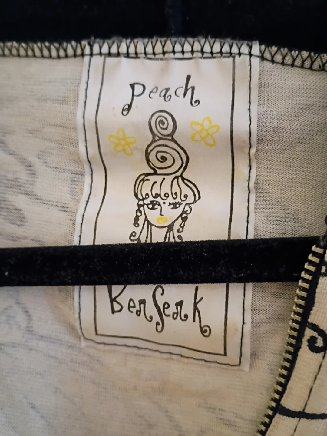 Peach Berserk Graphic Zip-Up Hoodie - photo 3
