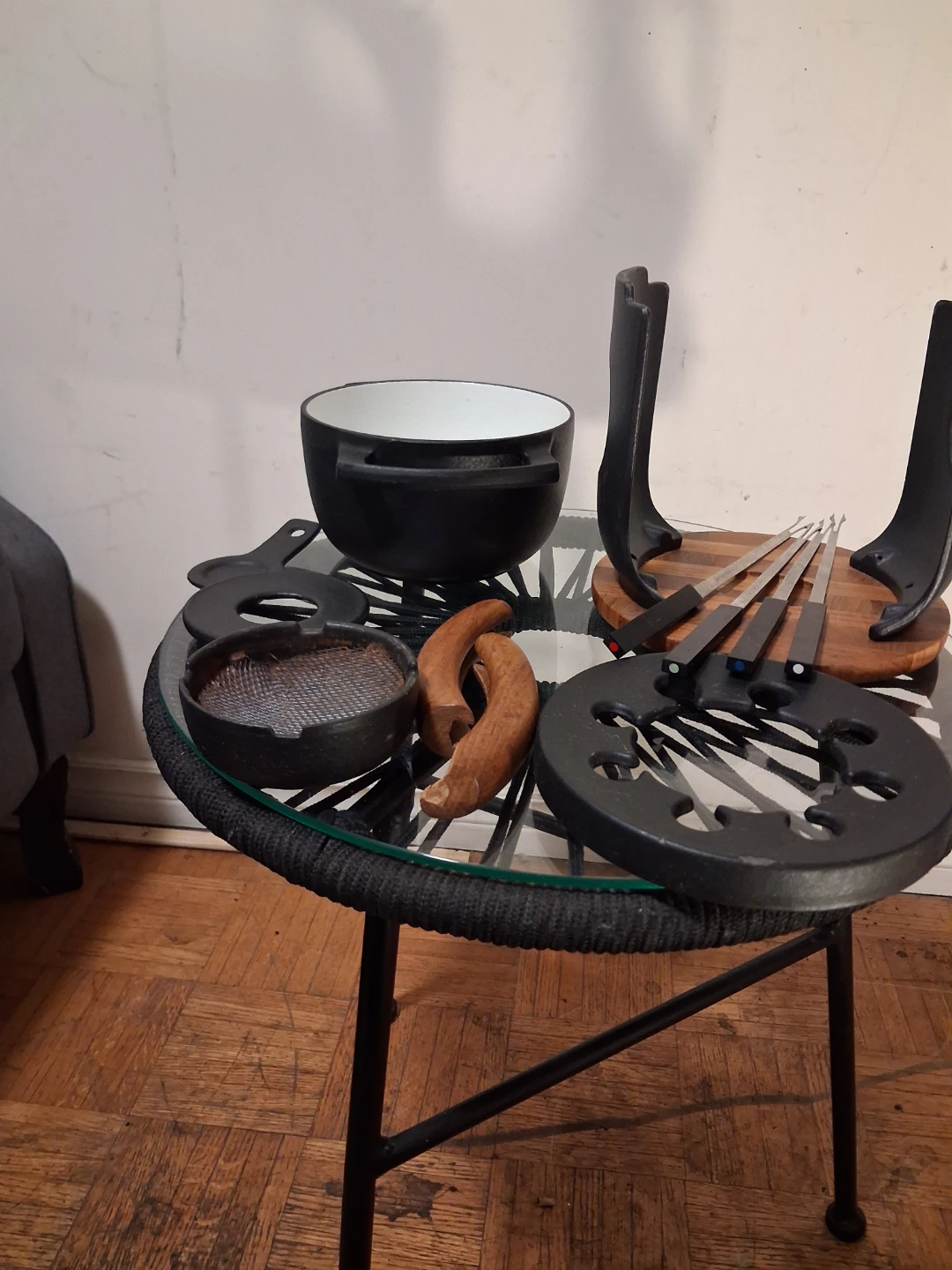 Cast Iron Fondue Set - photo 3