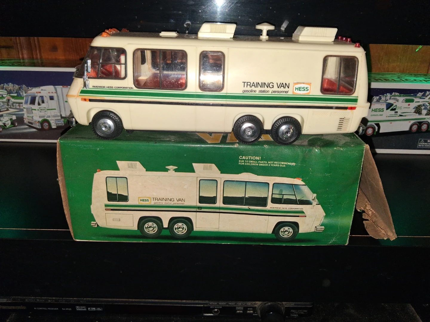 Vintage Hess Training Van Toy