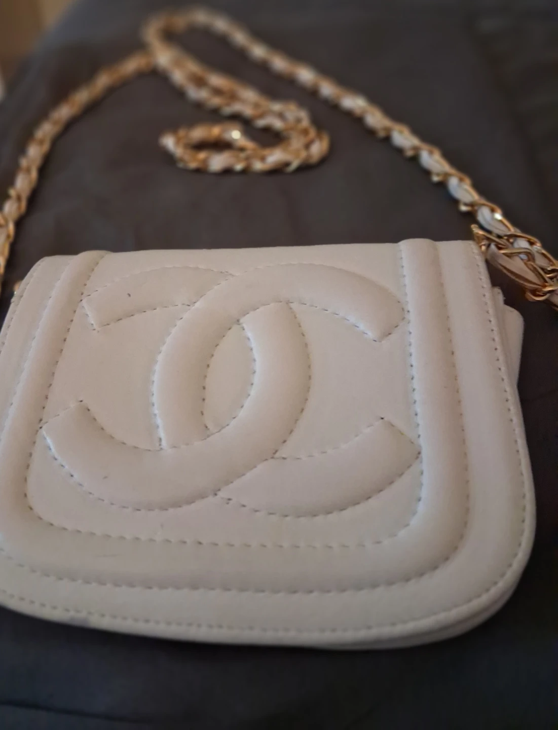 Chanel inspired Quilted Mini Crossbody Bag - photo 2