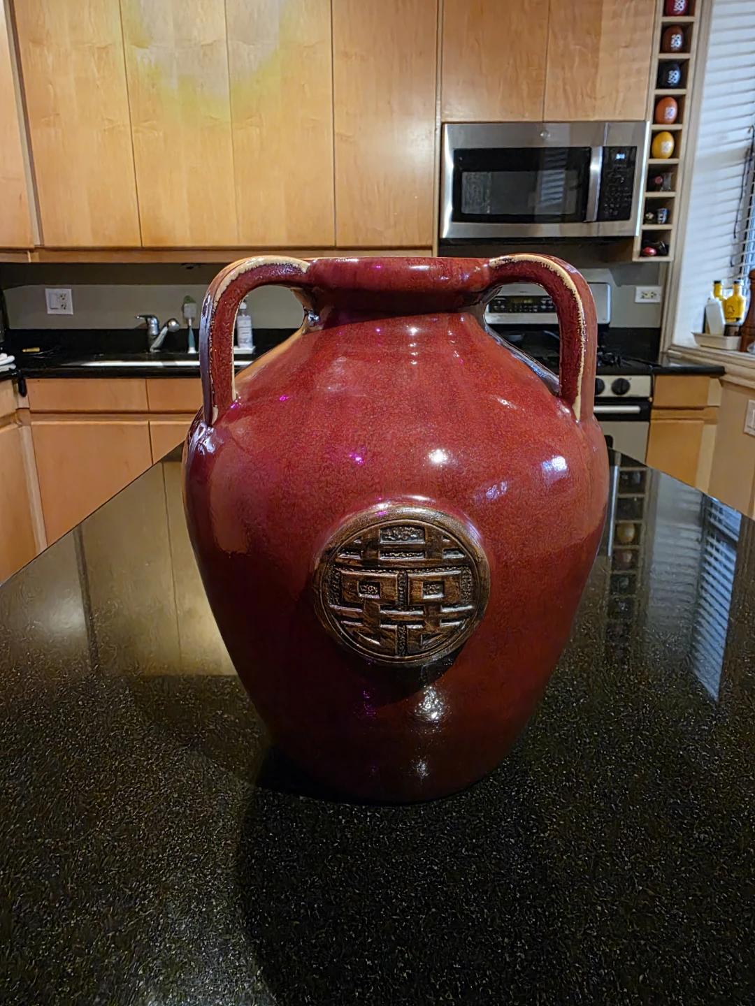 Sangde Boeuf style vase Vintage