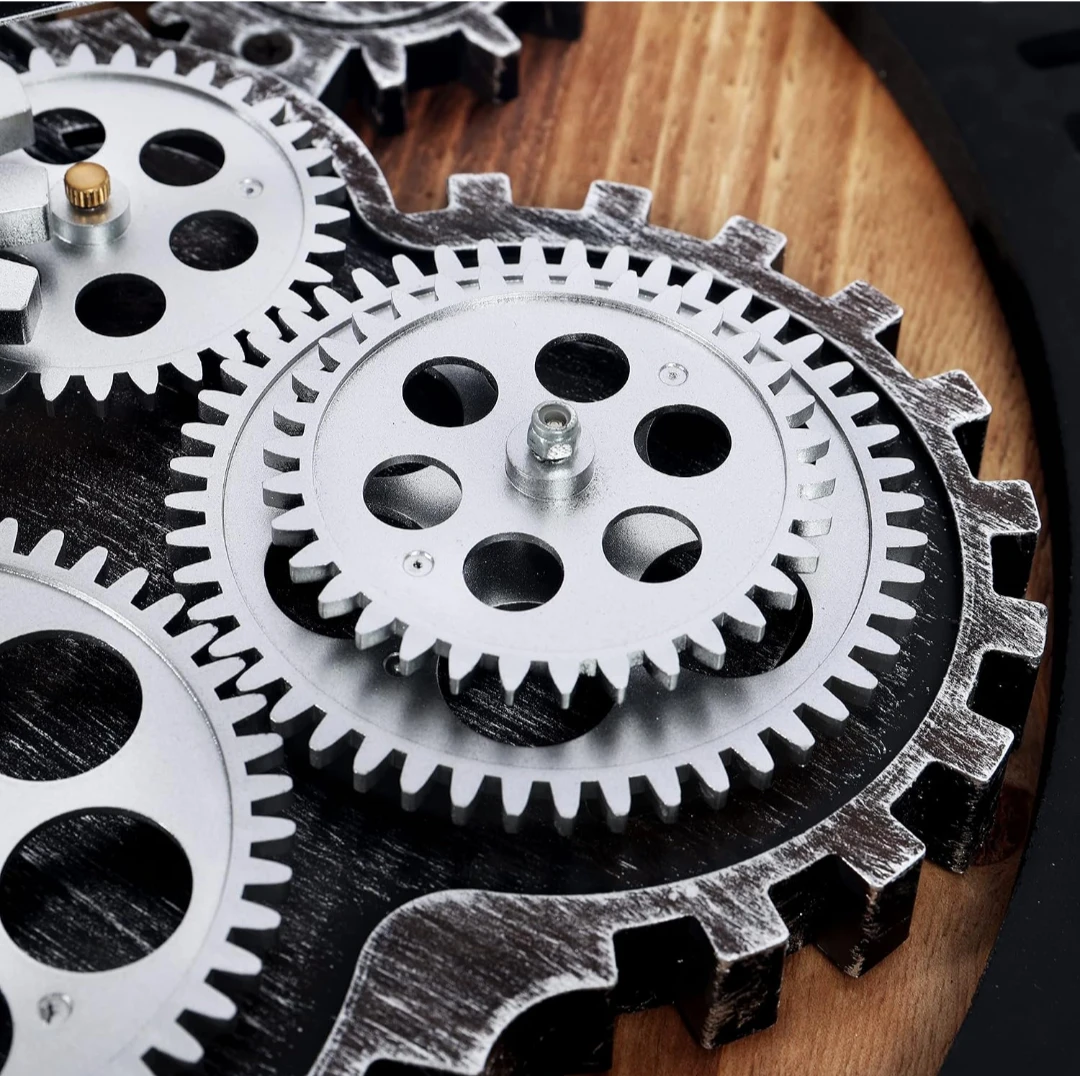 Industrial Style Decorative Wall Clock - photo 5