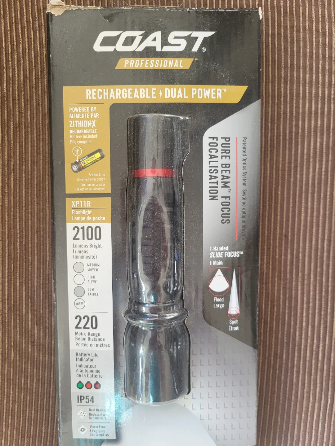 Coast Professional XP11R Rechargeable Flashlight