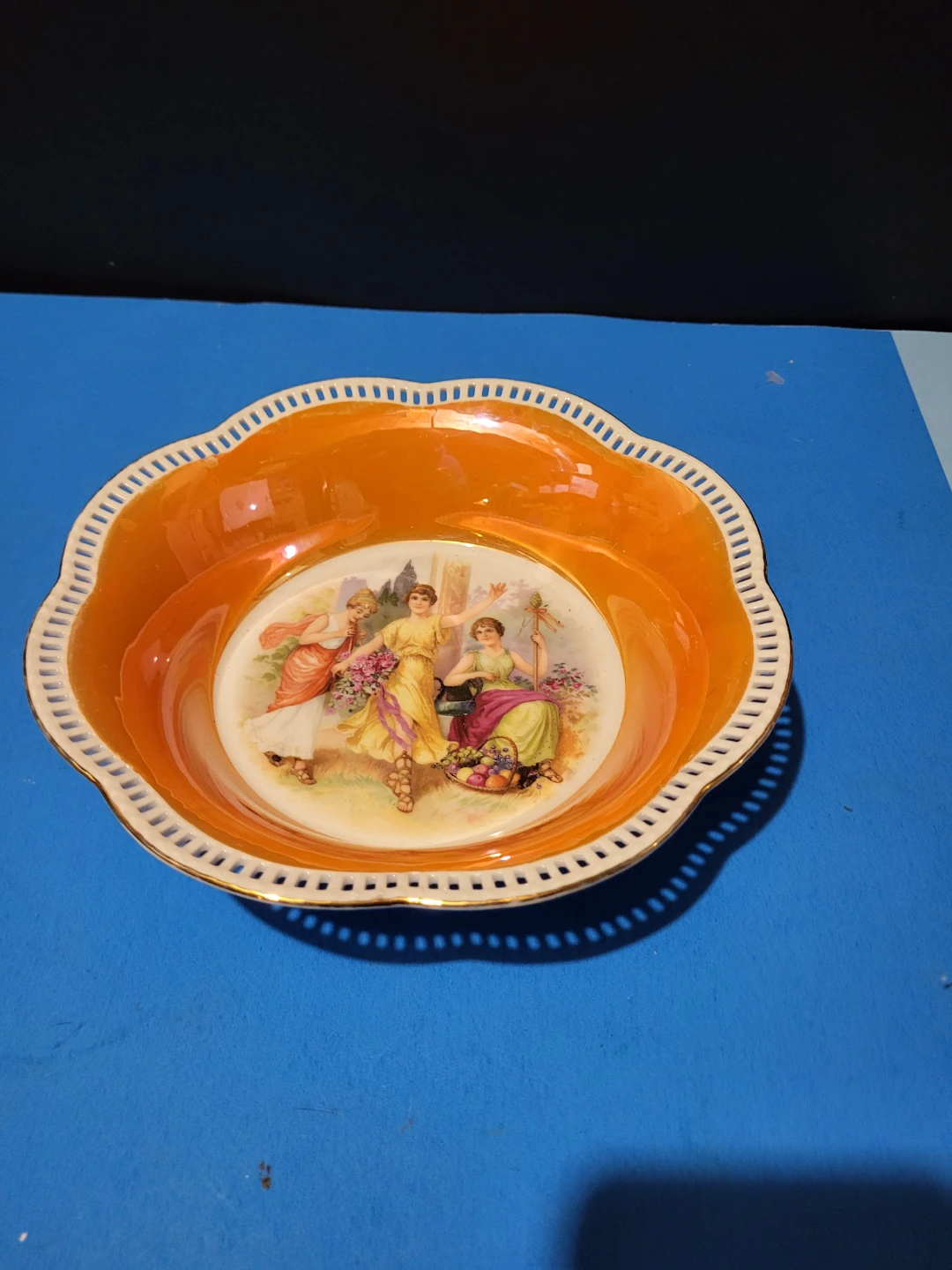 Schumann Bavaria Porcelain Pierced Bowl