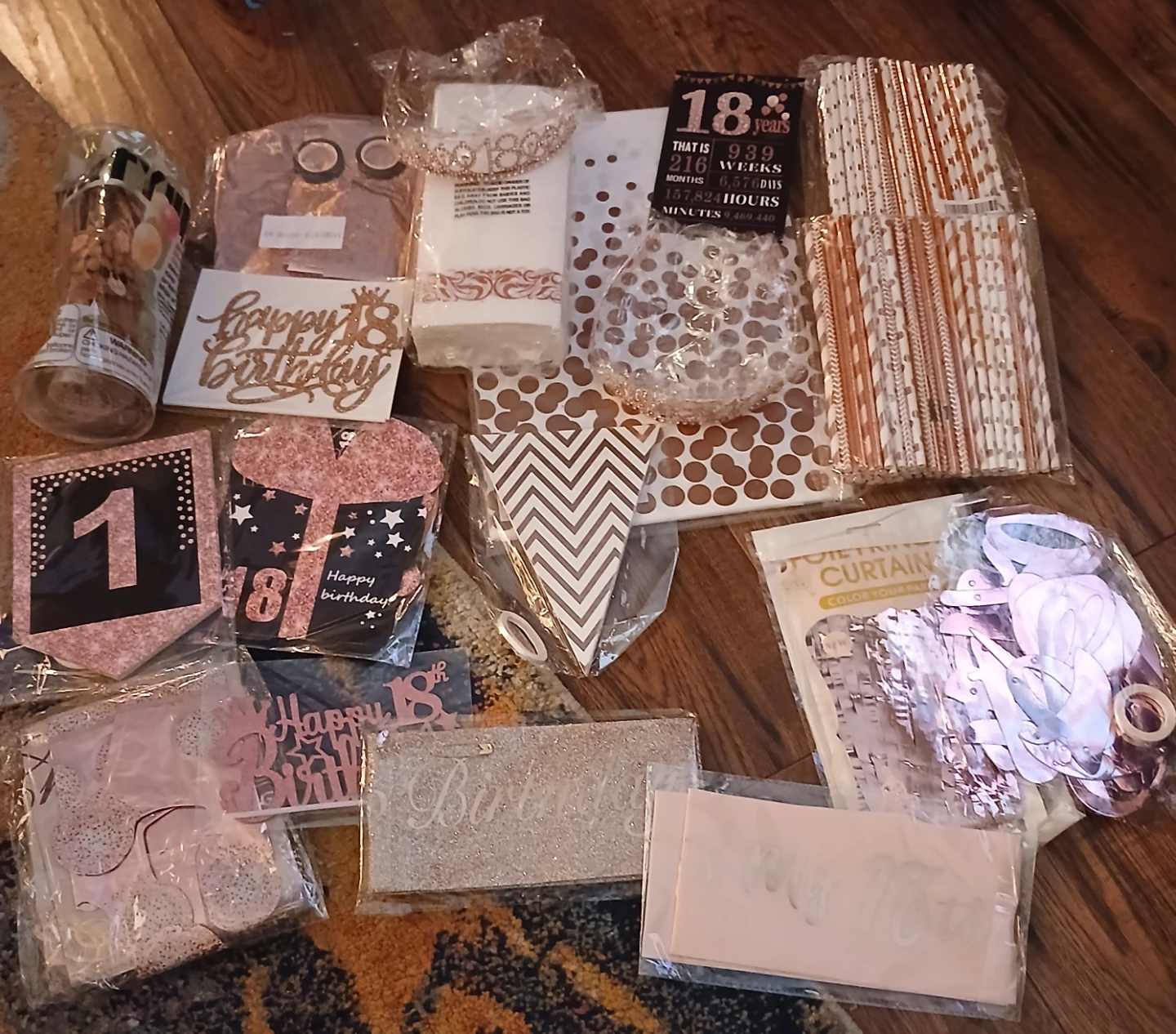 18th Birthday Party Decoration Set