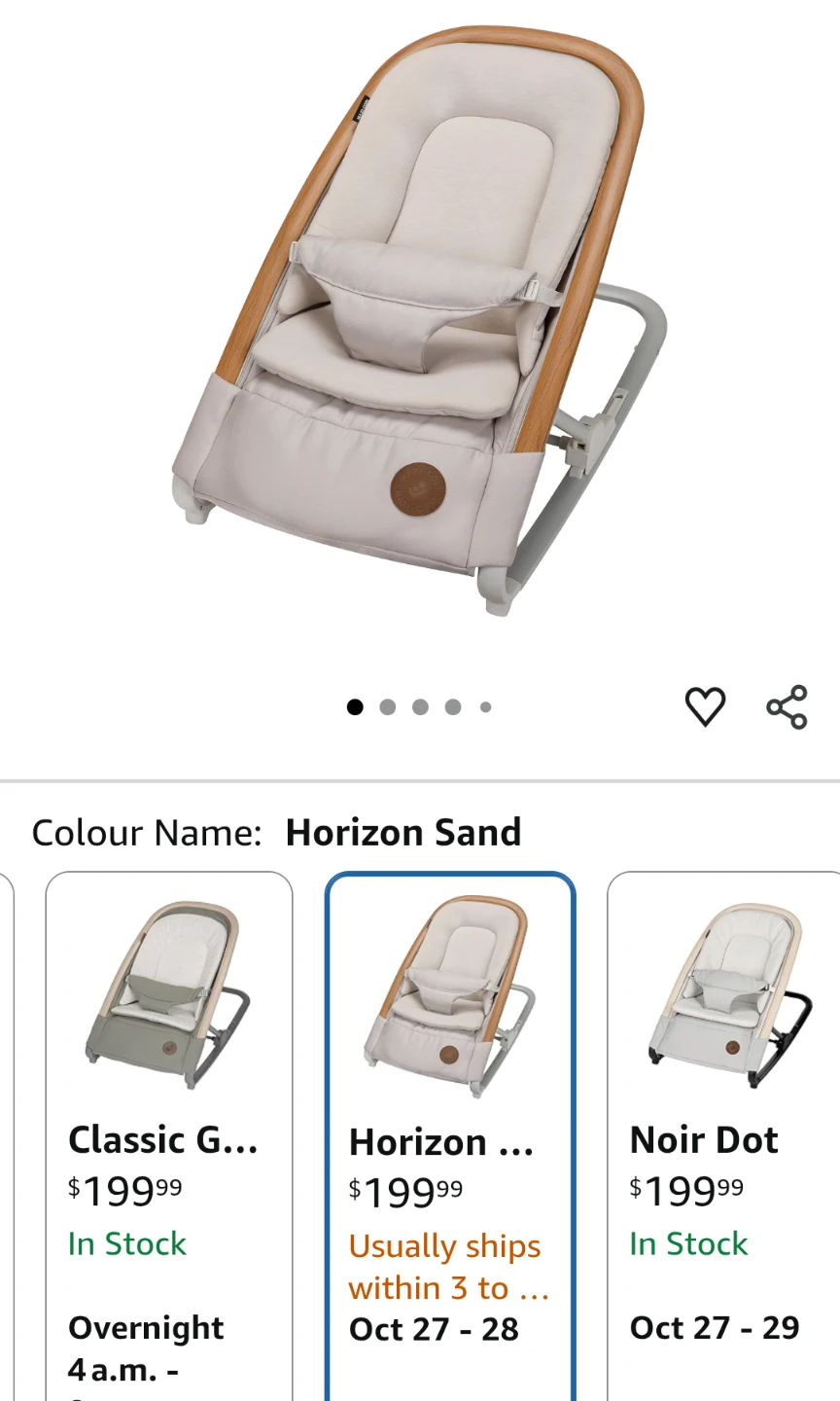 Maxi-Cosi Kori 2-in-1 Rocker in Horizon Sand - photo 3