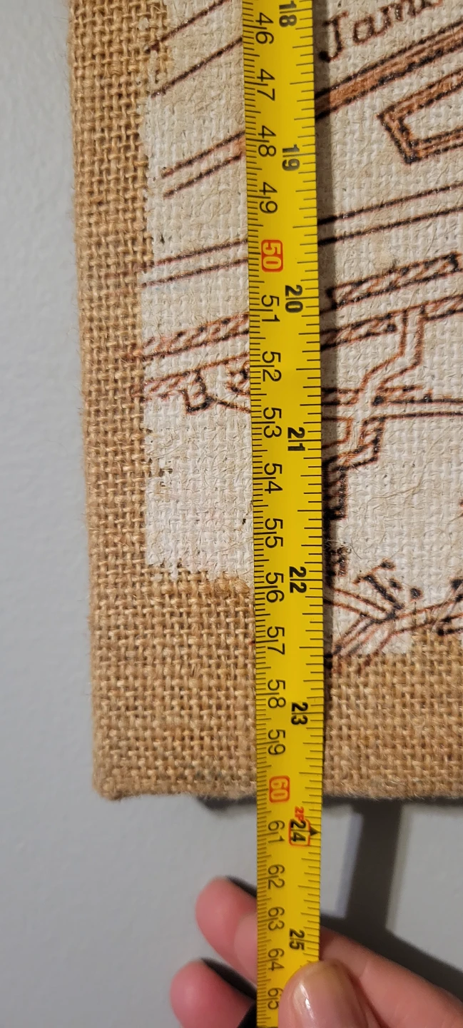 London 17th Century Historical Map Burlap Wall Art - photo 4