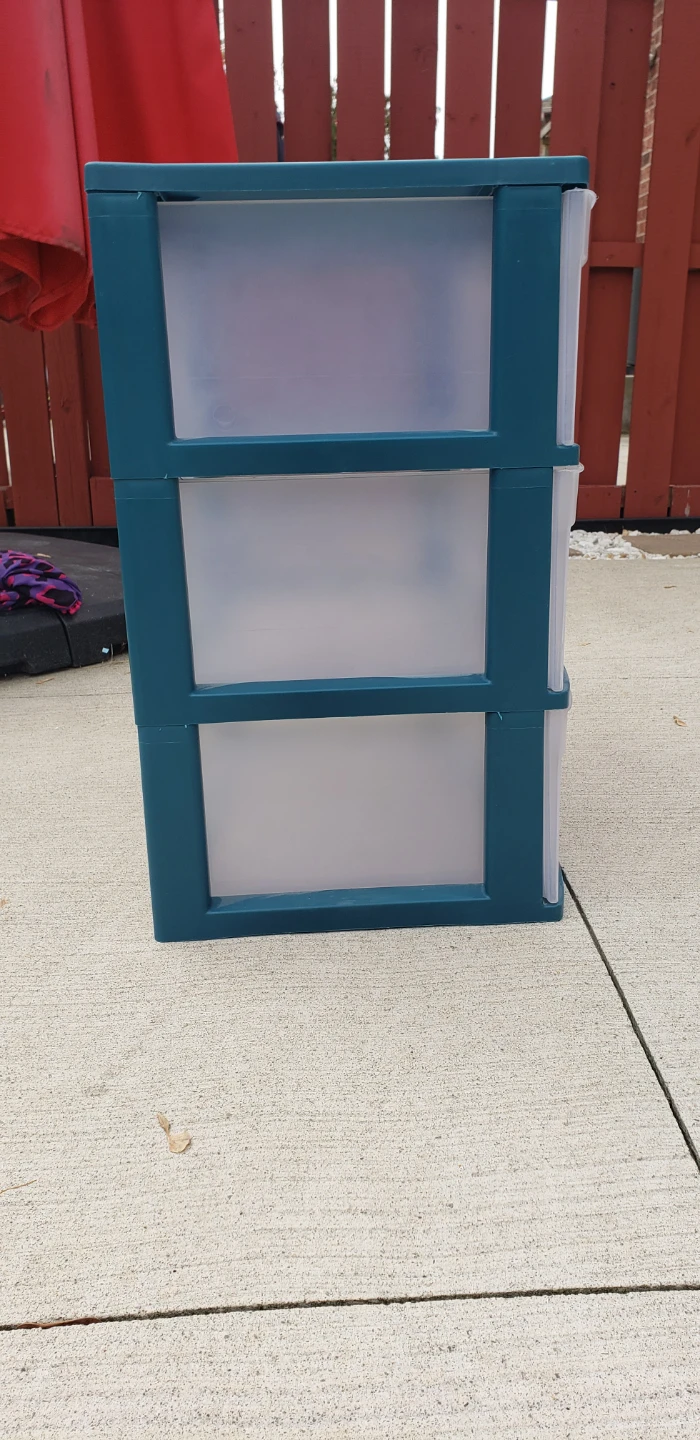 Sterilite 3-Drawer Wide Storage Cart - photo 4