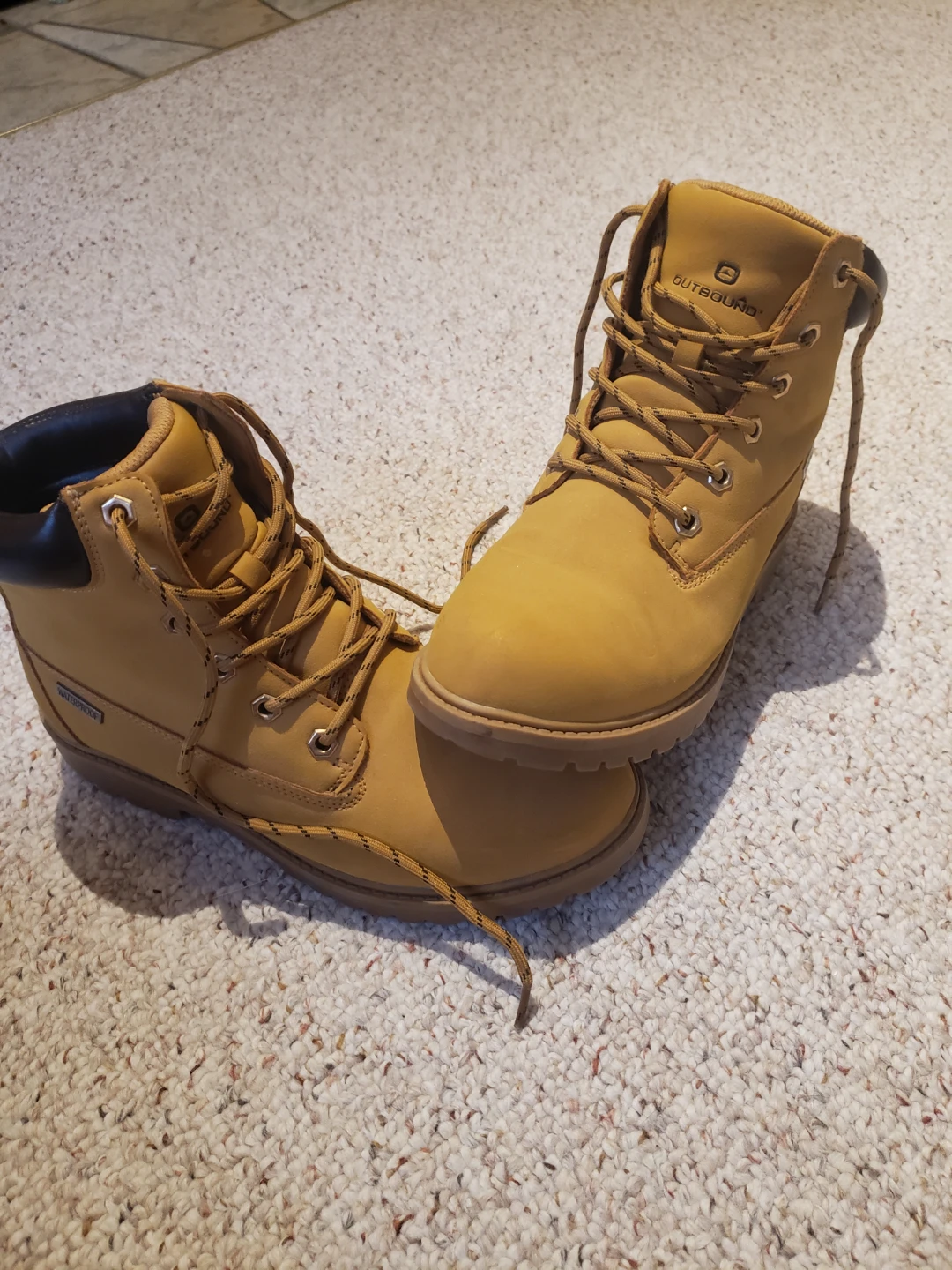 Outbound Waterproof Boots Size 7