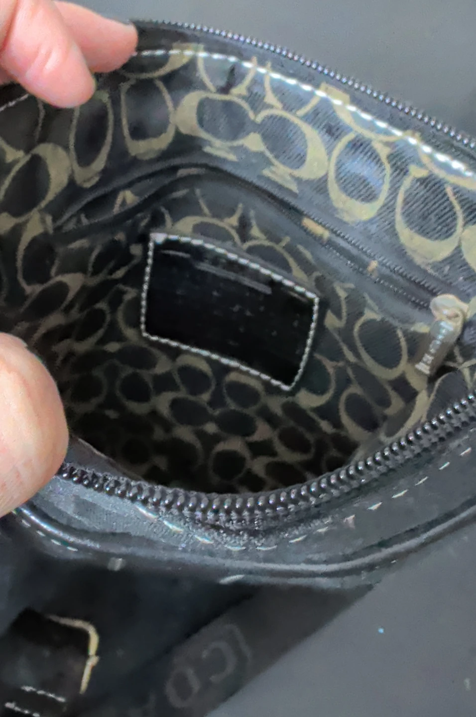 Black Coach Signature Crossbody Bag - photo 3