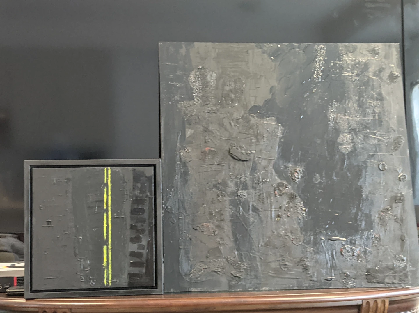 Storytelling in Black 24*24 Abstract Painting - photo 3