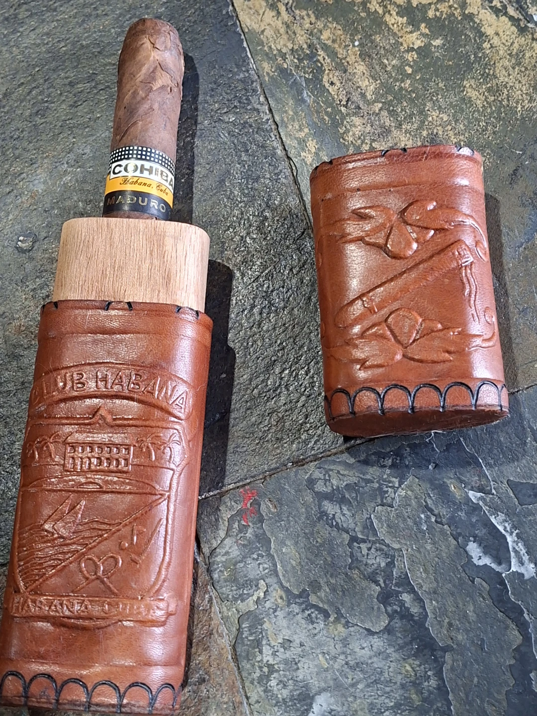 Club Habana Leather Cigar Case