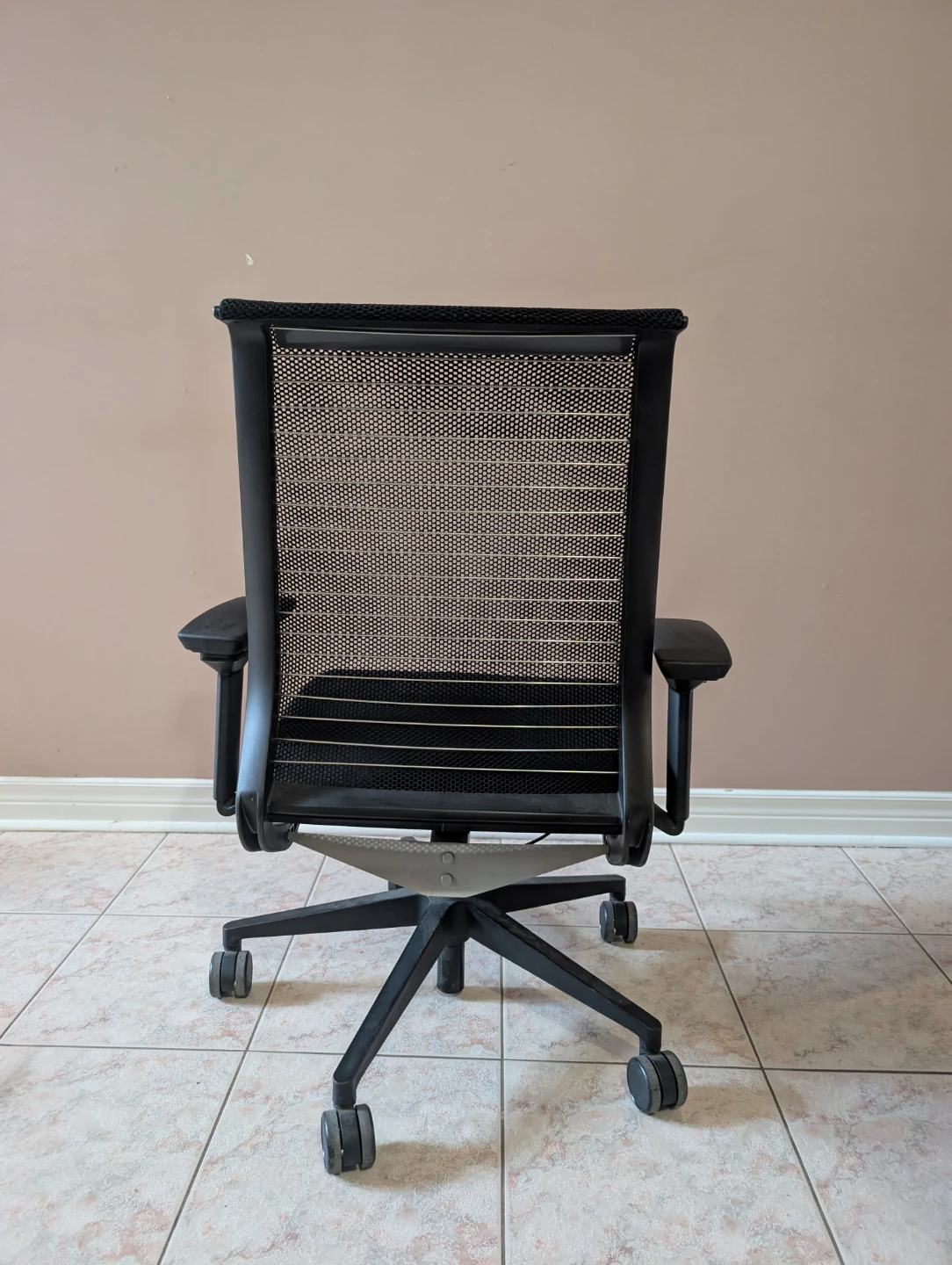 Steelcase Think 465 - Black Ergonomic Mesh Office Chair - photo 2