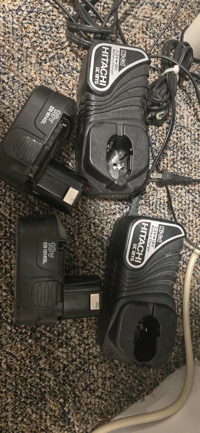 Hitachi 18V Battery Chargers and Batteries - photo 3
