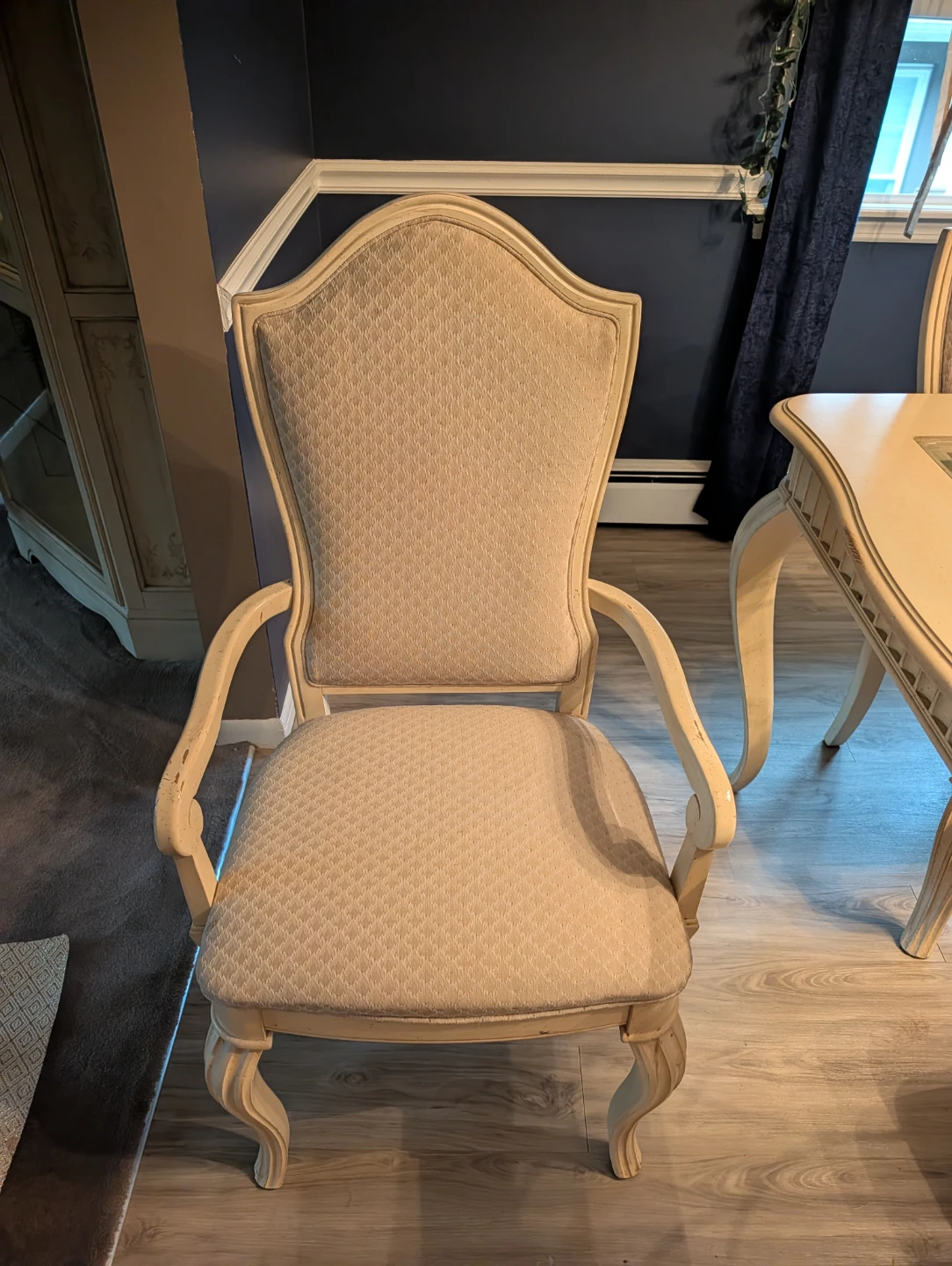 Vintage Upholstered Dining Armchair - photo 3