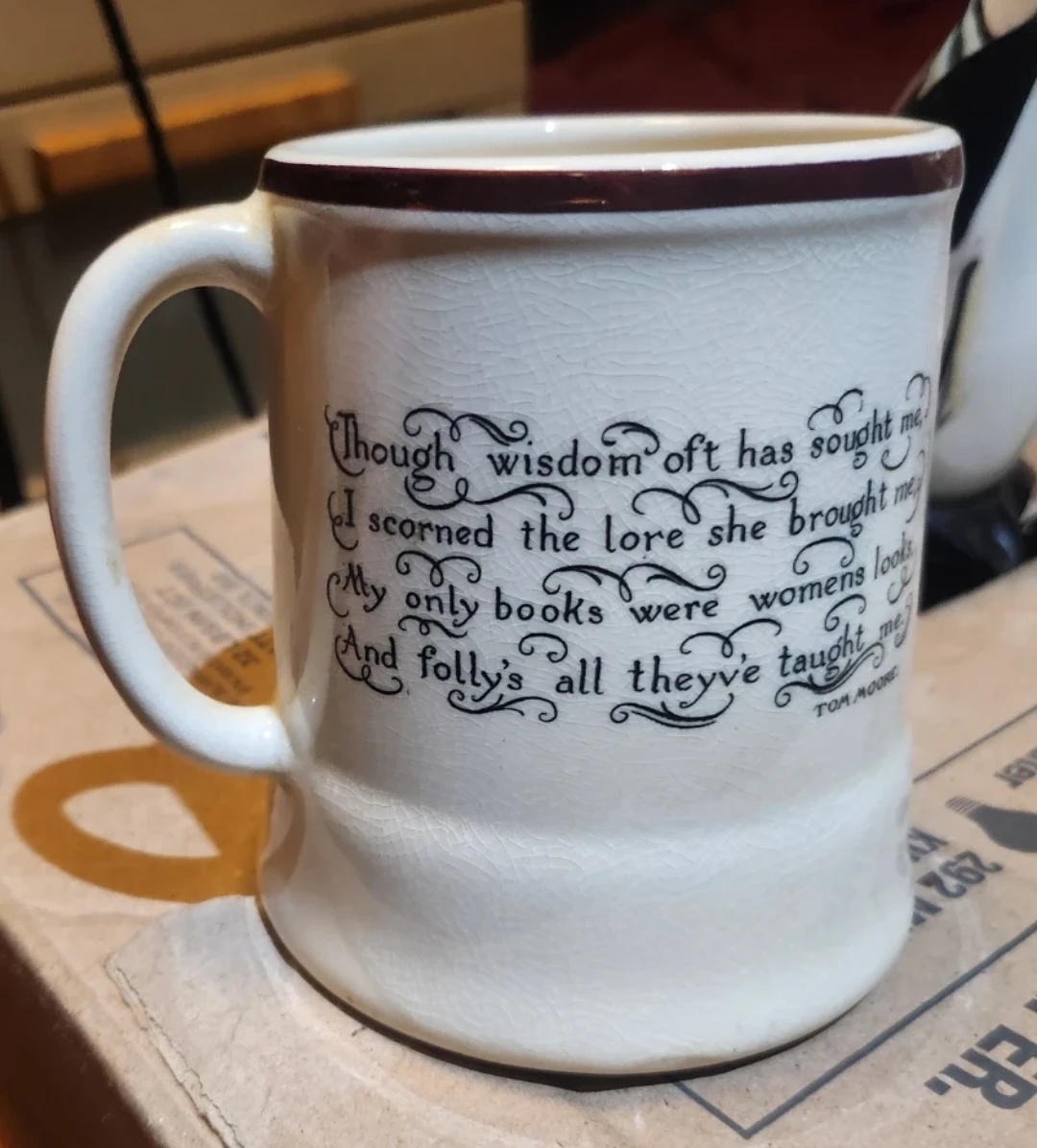 Vintage Ceramic Musical Coffee Mug - photo 3