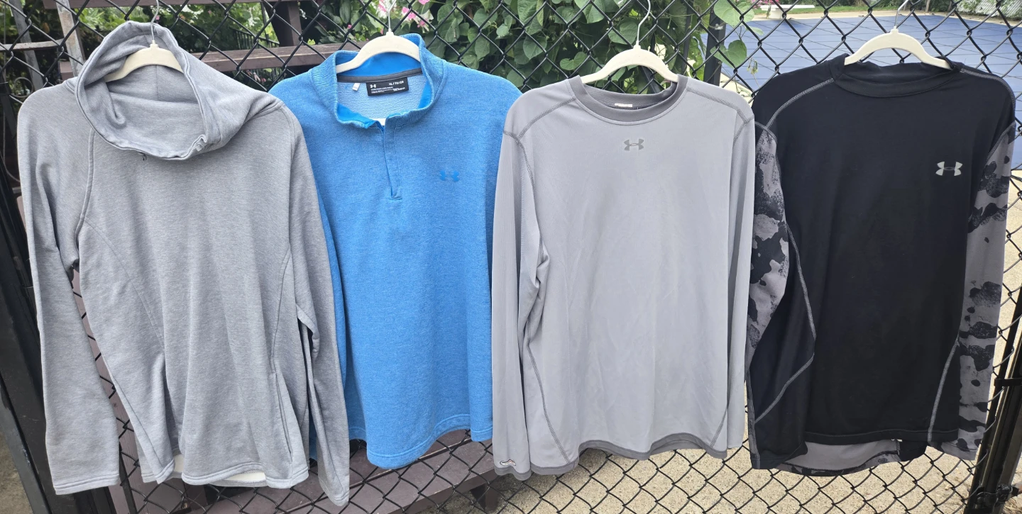 COLDGEAR Under Armour Men's XL/XLarge/X-LARGE.  4 Tops. EUC.