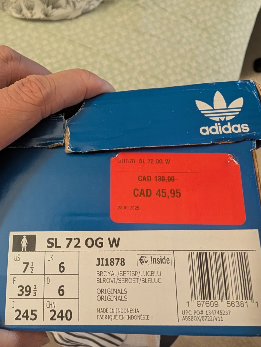Adidas SL 72 OG women's sneakers - photo 3