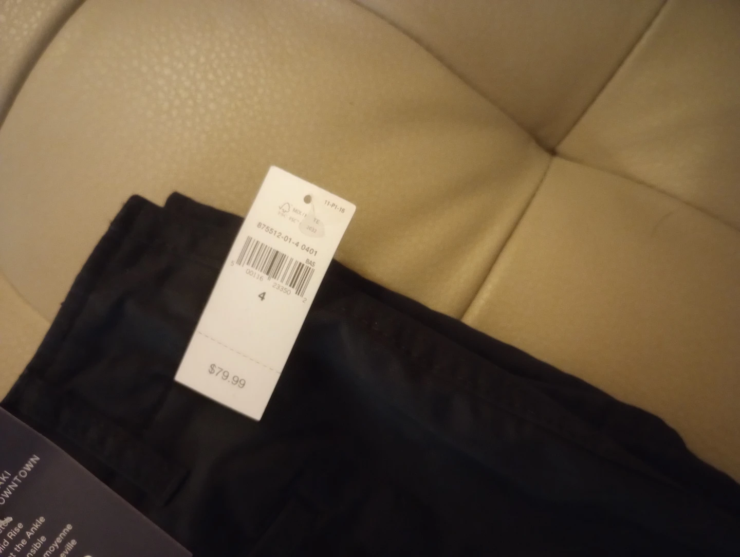 NEW Gap Downtown Khaki Pants Size 4 - photo 3