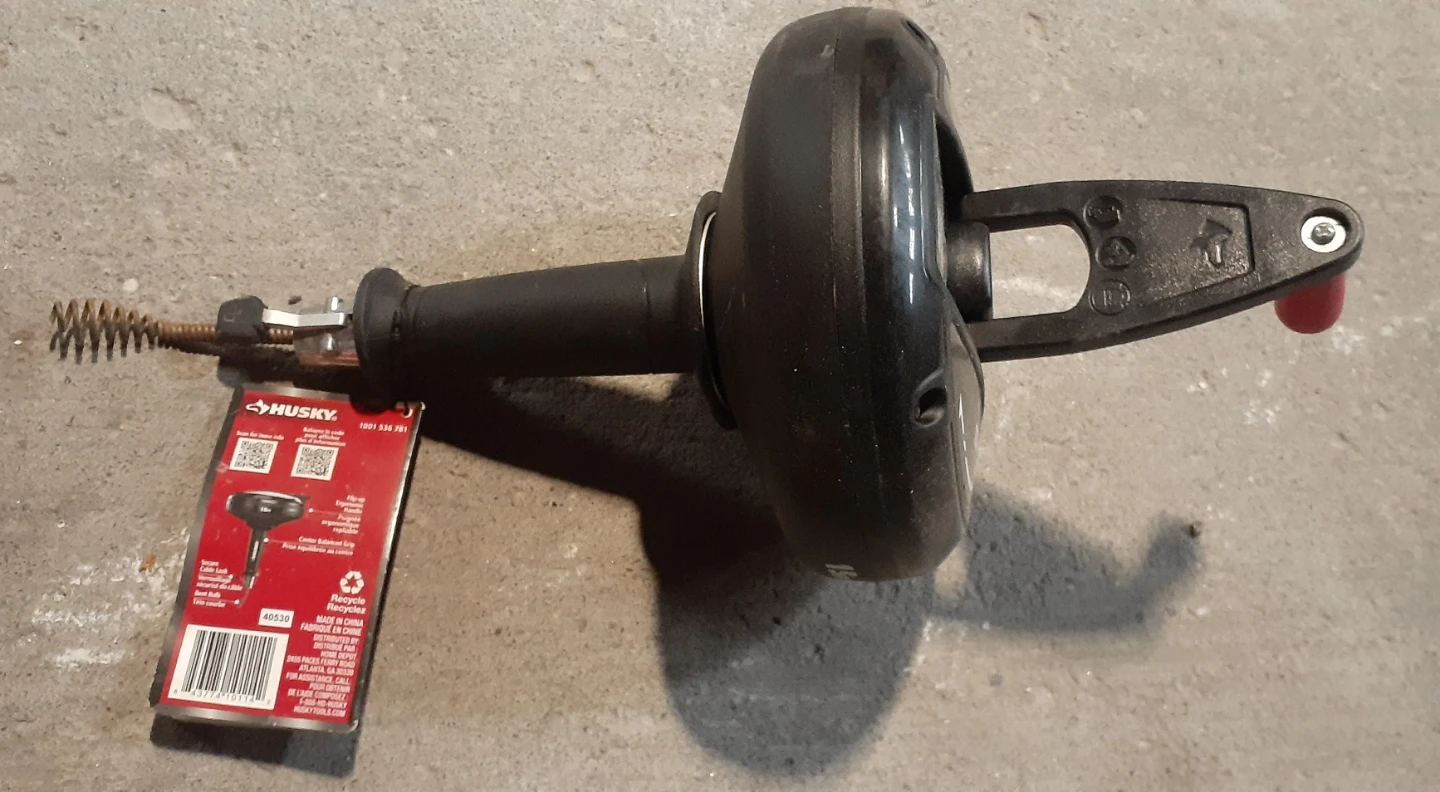 Brand new Husky 1/4 in x 15 ft Drum Auger