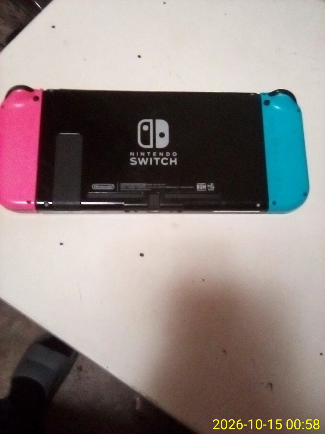 Nintendo Switch Console with Neon Controllers - photo 2
