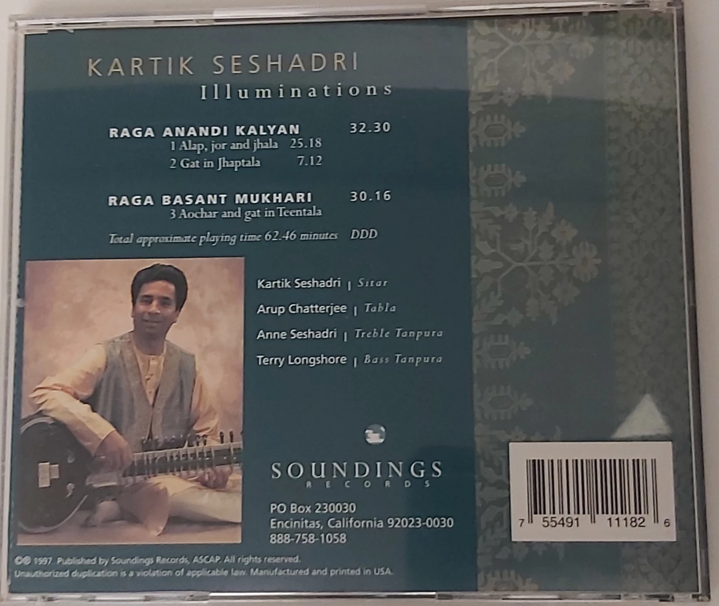 Kartik Seshadri Illuminations CD - photo 2
