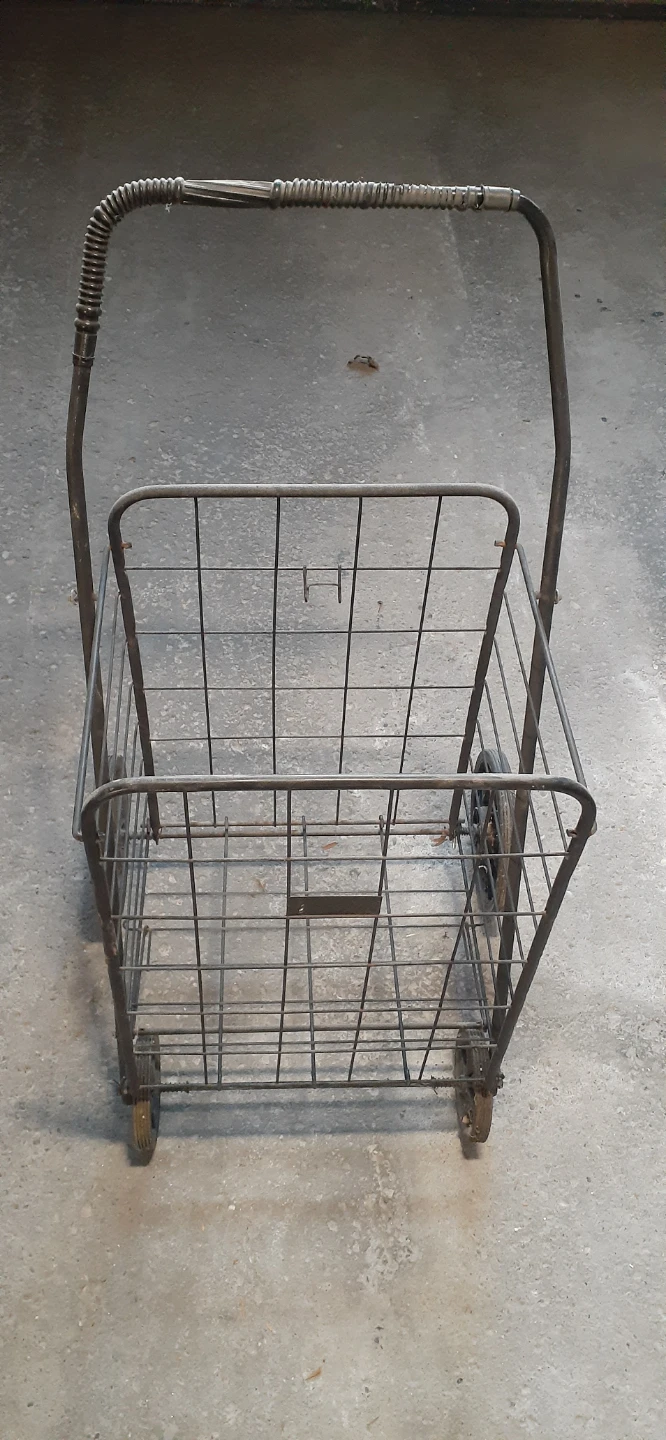 Metal Collapsible Shopping Cart - photo 3