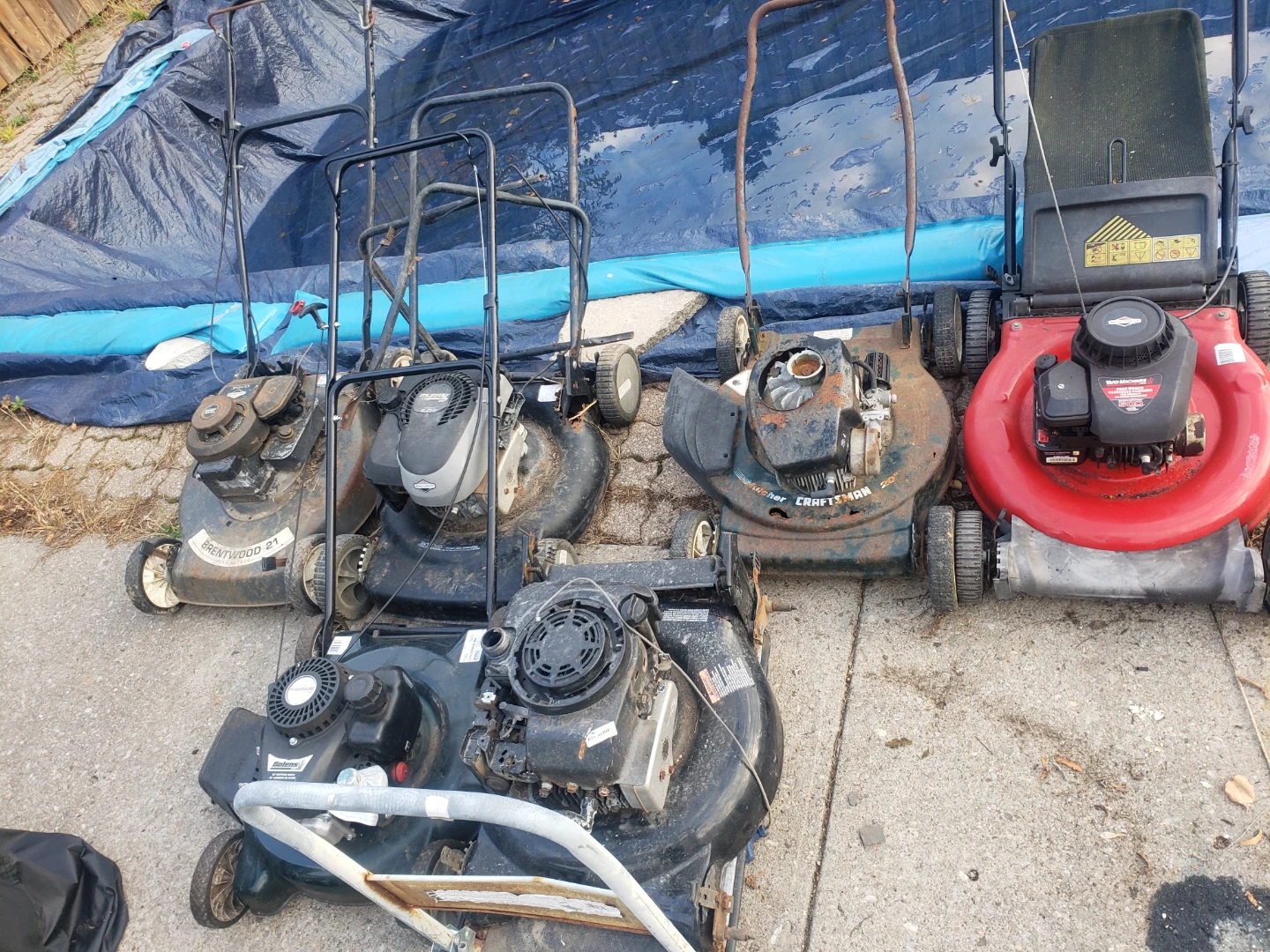 Selection of used gasoline lawn mowers - photo 2