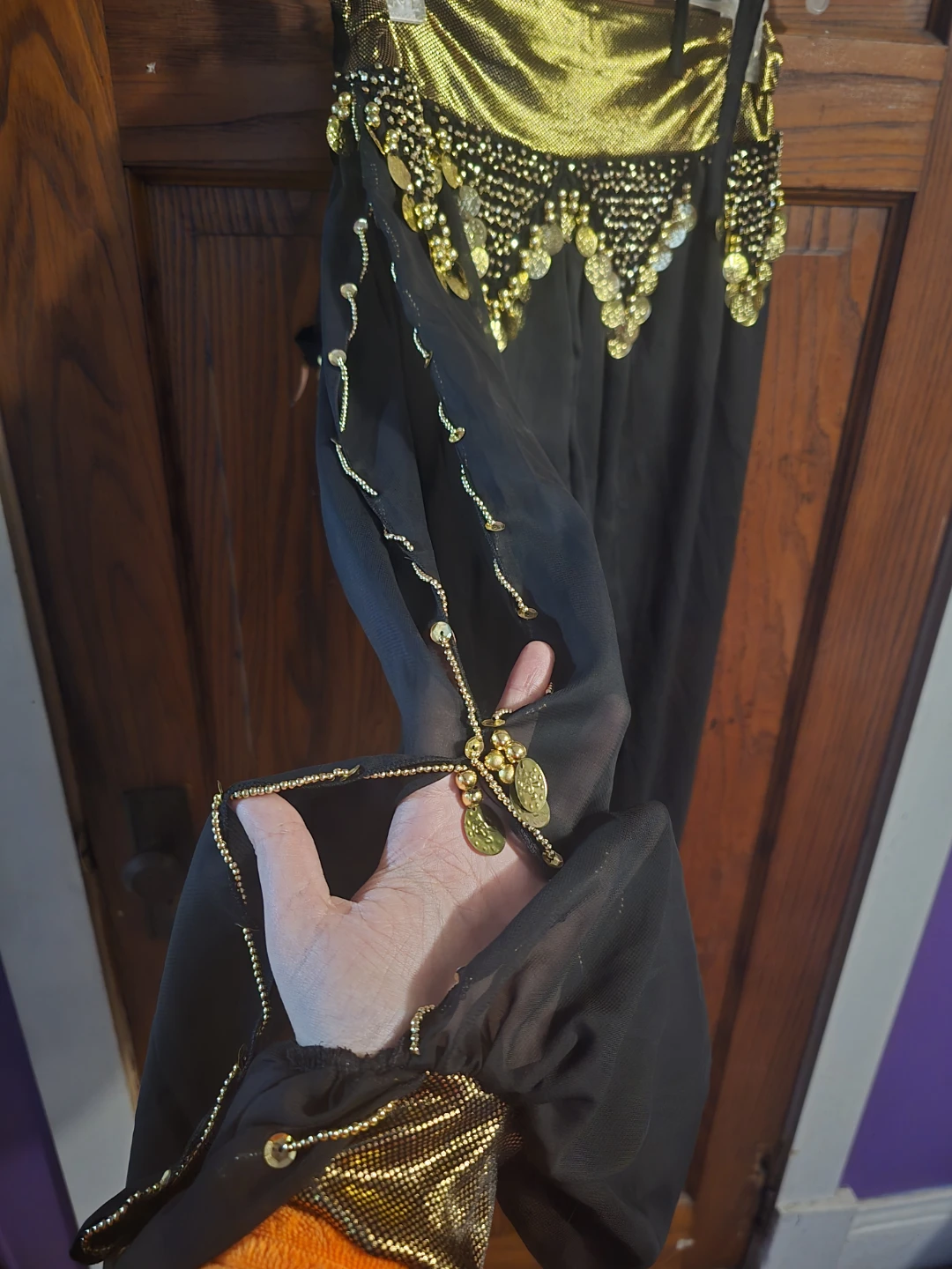 Black and Gold Belly Dance Outfit - photo 4