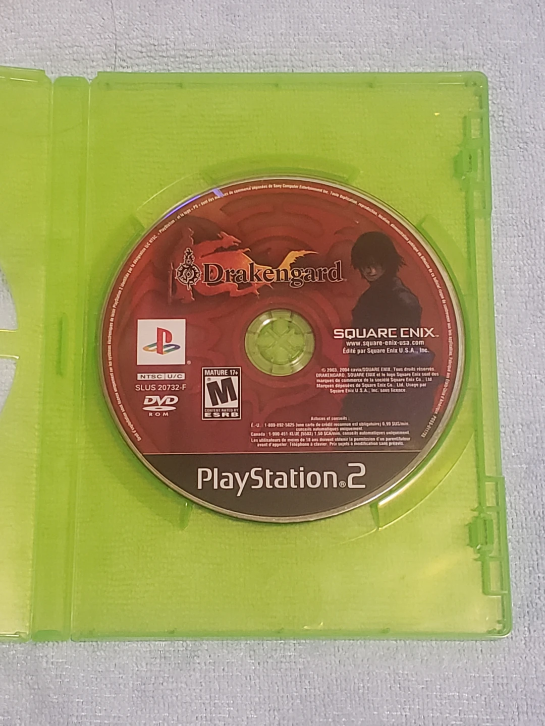 Ps2 Drakengard Square Enix DISC ONLY