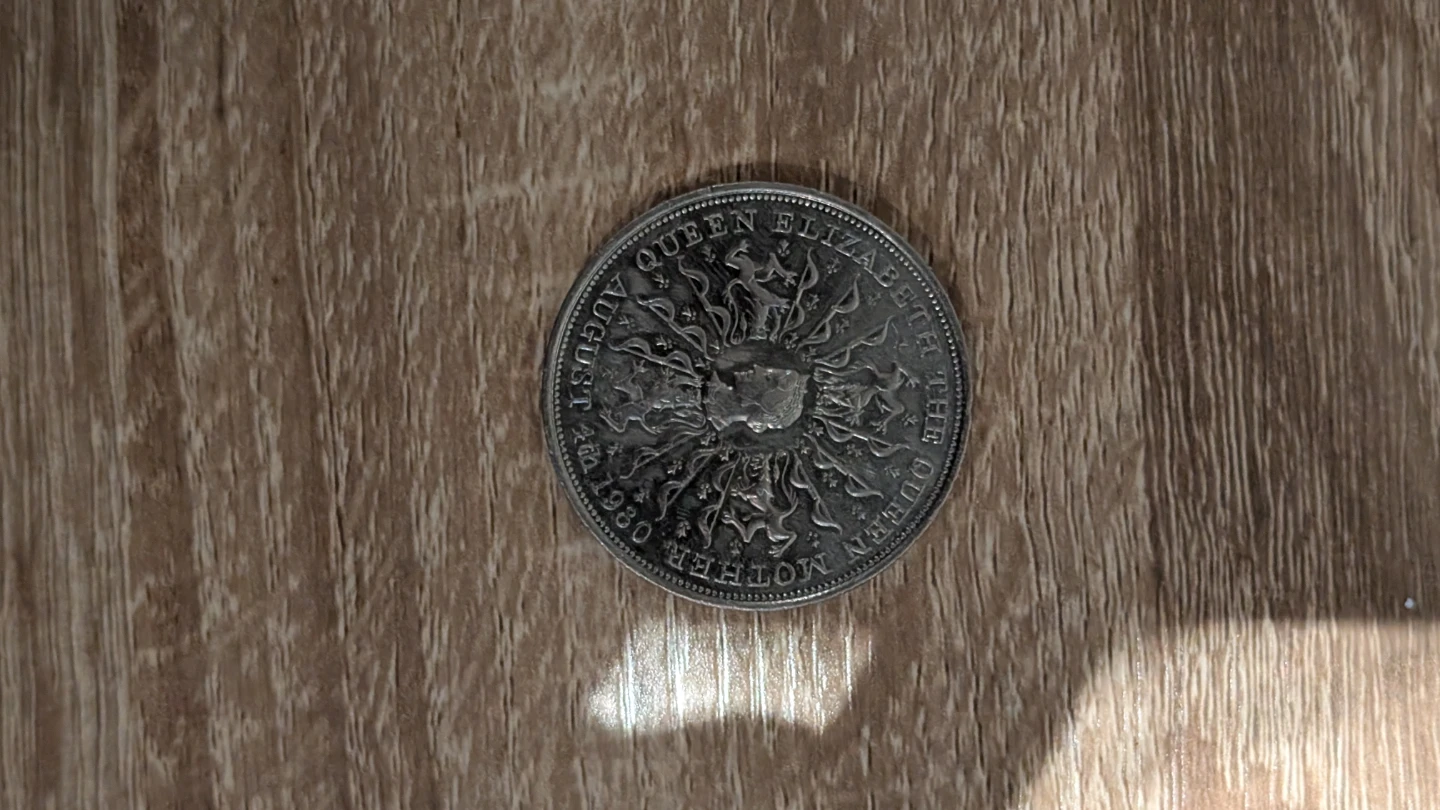 1980 Queen Elizabeth The Queen Mother Commemorative Coin